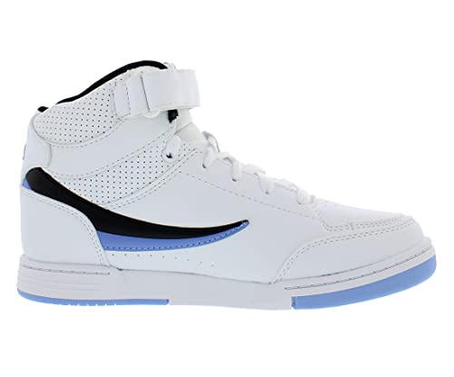 Fila BBN 92 Mid Strap Boys Shoes Size 6, Color: White/Blue/Black3