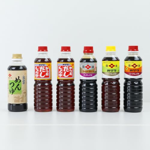 井ゲタ醤油 人 気調味料6本セット(500ml×6本)