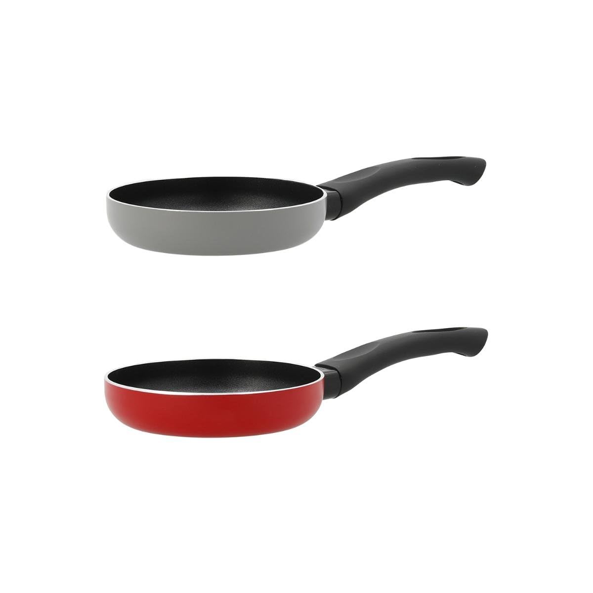 Quid Mini Aluminium Printed Frying Pan 14 cm Suitable for Hob Ceramic Suitable for Induction Handles or Bakelite Handle