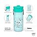 Zak Designs Harmony Gabby's Dollhouse Kid Water Bottle for Travel, 14oz Recycled Stainless Steel, Leak-Proof When Closed and Vacuum Insulated (Pandy Paws, Cakey Cat, Mercat, Kitty Fairy)