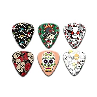 Set de 6 médiators, plectre pour guitare acoustique, guitare électrique, ukulélé, basse, médiators pour guitare… - Les Beatles, Paul McCartney, John Lennon, RIngo Starr, George Harrison