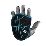 Gripad RX Lifting Grips (Black/Blue) | The Most Durable Grip Pads Yet | The Alternative to Weight Lifting Gloves, Gym Workouts, WOD, Weightlifting | Neoprene Padded Grips | Flexible Rubber Palm