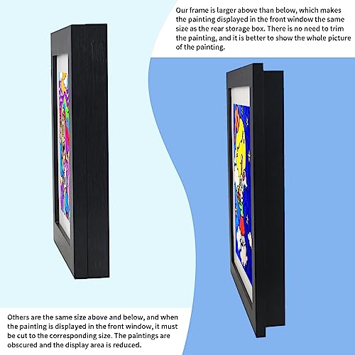 Time Tree [2-Pack Kids Art Frame, Kids Art Display Storage Frames, Kids Art Frames Front Opening, Kids Artwork A4 Picture Frames Changeable(8.5"X11" Black) #TOP2