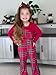 HIHA Size 8 Little Girls Plaid Jumpsuits Outfit Kids Long Sleeve Twist Front Tops Romper Clothes Fall Winter Jumpsuit Red Size 8-9