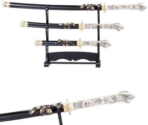 BladesUSA C-003/4 Samurai Katana Sword Set 3 Piece 42-Inch Overall