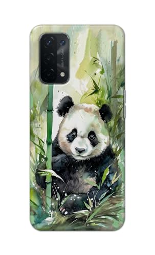 Image of Printed Hard Back Cover for Oppo A54 5G Back Cover (Panda -J1) -190724(EA)