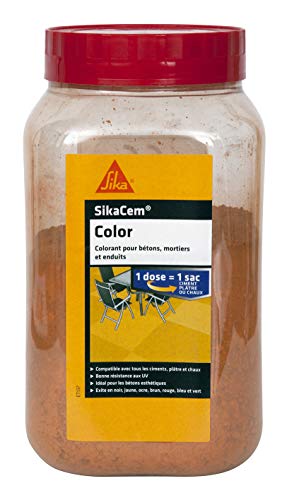 sikacim color – Colorante in polvere per cemento, calce e gesso, arancione, 115992