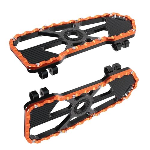 Planche à pied de moto routière FLH/T marche-pied conducteur noir orange
