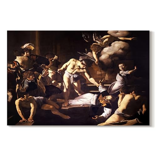 Caravaggio | Martyrdom of Saint Matthew | Abstract Wall Art | LT626
