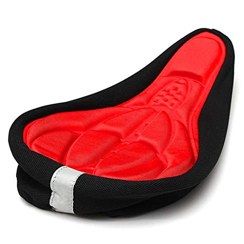 Weite - Conjunto com 2 capas com almofadas de gel para selim, confortável, para homens e mulheres, s