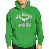 Team Fan Apparel NFL Adult Unisex Retro Gameday Ultra Soft Fleece Hooded Sweatshirt, Officially Licensed Football Hoodie (Philadelphia Eagles - Kelly Green, X-Large)