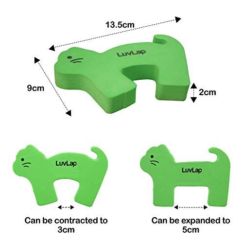 Image of LuvLap Baby Safety Door Stopper, Finger Pinch Guard, Pack of 4