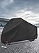 AngLink Waterproof Motorcycle Cover - All Weather Outdoor Protection, 210D Oxford Motorcycles Scooter Covers with Lock-Holes for 104 inches Motorbike Like Honda, Yamaha, Suzuki, Harley and More