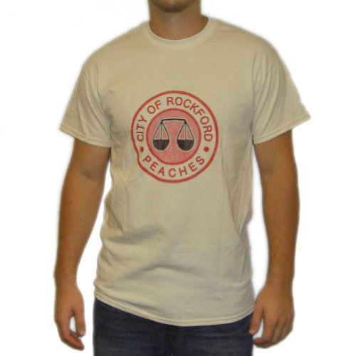 MyPartyShirt Dottie Hinson #8 Rockford Peaches Jersey T-Shirt MyPartyShirt Dottie Hinson #8 Rockford Peaches Jersey T-Shirt
