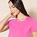 Amazon Essentials Women's Regular-Fit Short-Sleeve T-Shirt (Crewneck and V-Neck Options), Pack of 2, Pink/White Hearts, Medium
