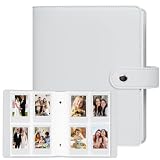 Album na zdjęcia z 360 kieszonkami do aparatów natychmiastowych Fujifilm Instax Mini 12/11/9/8+/8/7s/90/40 EVO, pasuje do aparatów Polaroid Snap/PIC-300/Z2300/SocialMatic (Szary)