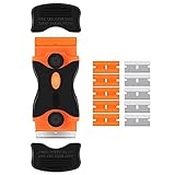 Zwei-in-Eins-Werkzeug: Das zeitsparende Rasiermesserwerkzeug mit und Metallschneider kann Ihre verschiedenen Anforderungen erfüllen. Der Cutter ist scharf, aber sicher und zerkratzt die Oberfläche nicht. Blech kann eine Vielzahl hartnäckiger Flecken entfernen.