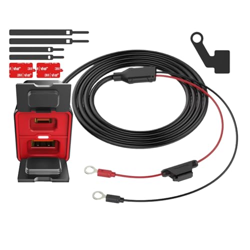 Adaptateur alimentation moto anti-vibration pour éviter les coupures de batterie