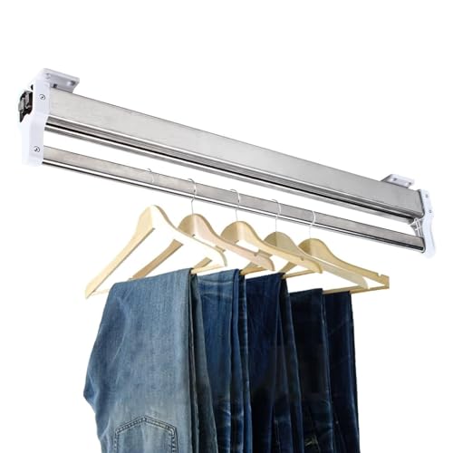 Rail de garde-robe réglable pour simplifier votre routine matin