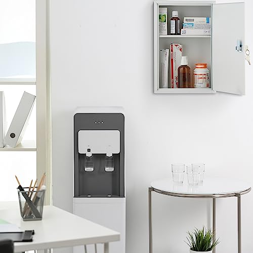 Caja medicinas colgante de 2 compartimentos con llave para el orden de fármacos 3
