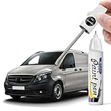 XTryfun 723 Cubanitsilber/Pewter Silver Touch Up Paint Compatible with Mercedes Benz, DIY Car Paint