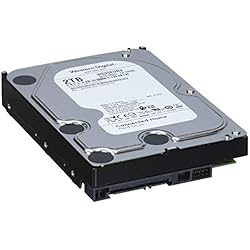 Western Digital WD 20EURX - Disco Duro Interno HDD (2 TB, 5400, SATA III, 64 MB) Color Verde/Negro