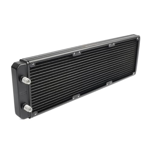 Yjcnelcr Radiador de refrigeración por agua SRL360F10 de 18 tubos de aluminio para PC CPU, computadora, refrigeración por agua