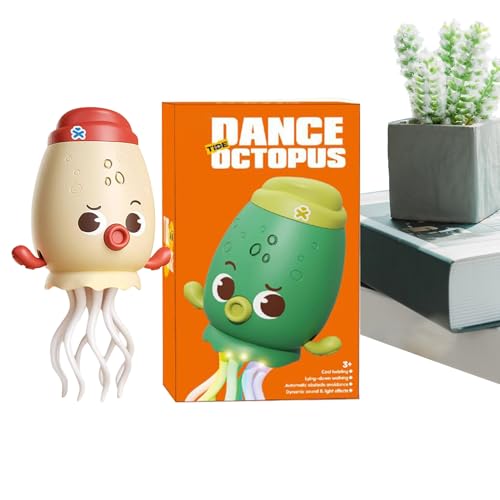Baoqifong Tanzender Oktopus Musik Spielzeug für Frühförderung