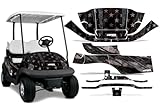 Amr Racing Golf Car Graphics Kit: Golf Cart Stickers For Club Car Precedent (2004-2019), Featuring Subdued V2 Design, Upgrade Your Ride With Protective Stickers!