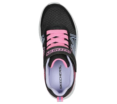 Image of Skechers Girls' Microspec Swirl Sweet | Casual, Lightweight, Machine Washable, Cushioned Insole