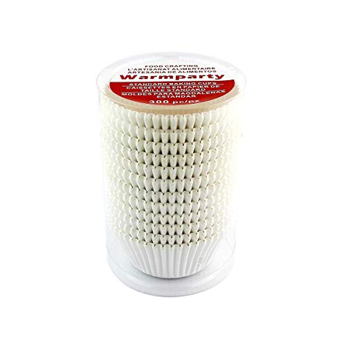 Warmparty Baking Cups Cupcake Liners, Standard Sized, 300 Count (White) #TOP7