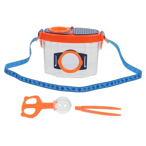 Toddmomy 1 Set Cute Magnifier Box for Transparent Observation Viewer and Exploration Versatile Cage for Collecting Specimens Fun Science Learning Tool