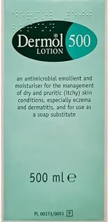 Antimicrobial Emollient Lotion, Soap Substitute & Moisturising Skin Lotion, Emollient Body Wash, Bath and Shower Emollientcetraben, Moisturising Lotion 500ml for Dry Itchy Sensitive Skin (1PCS)