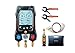 Testo 550s Kit I App Operated Digital Manifold, 2 x testo 115i Pipe Clamp Thermometer, 1 x testo 552i Micron Gauge and a Set of 3 Hoses I for HVAC Systems ? with Bluetooth, black