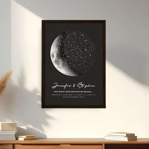 LOVELYPOD Custom Star Map Wall Art Gift