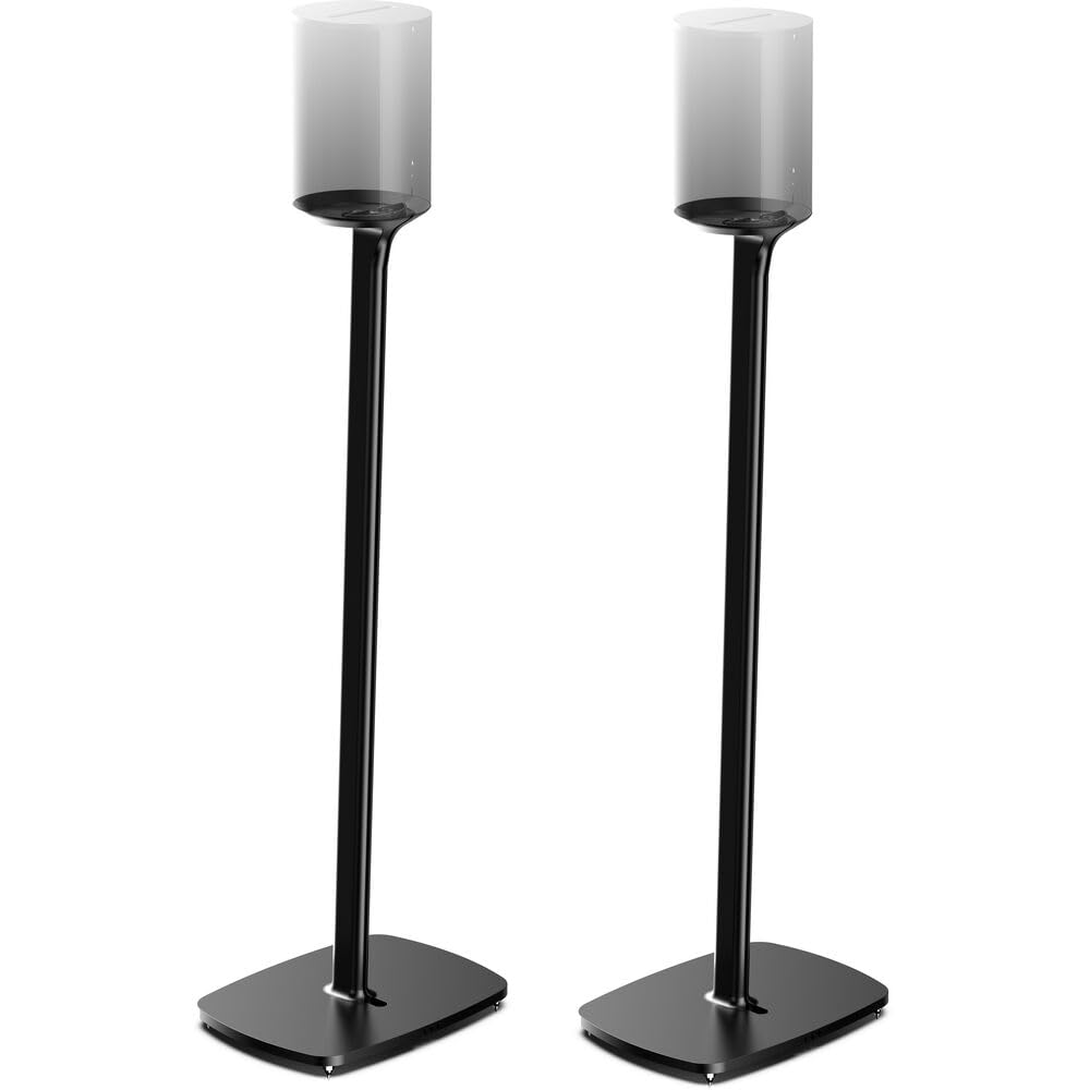 Floor Stand for Sonos Era 100 Speaker (Black, Pair)