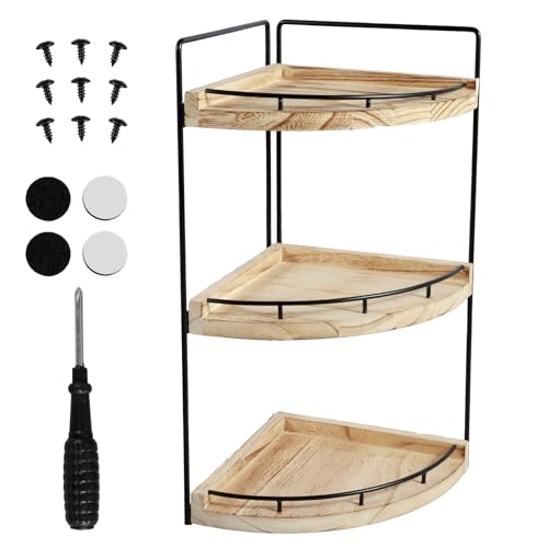 Étagère de douche d'angle murale 3 niveaux pour optimiser les petits espaces