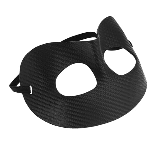 Abaodam Nose Guard for Sports Black Half Face Mask for Basketball Football Lightweight Cheek Protection for Adult Competition Training Comfortable Exercise Face Guard