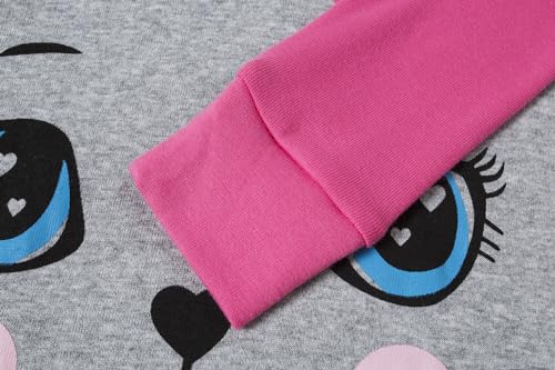 Dolphin&Fish Boys and Girls Soft Pajamas 100% Cotton Toddler Pjs Long Sleeve Kid Sleepwear Sets4