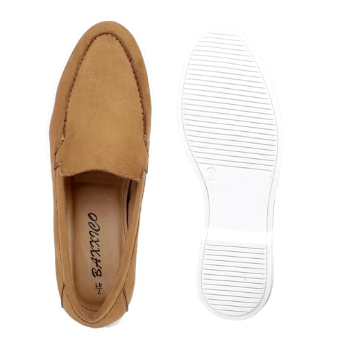 Image of BXXY Men's Suede Material Casual Loafer and Moccasion Outdoor Shoes