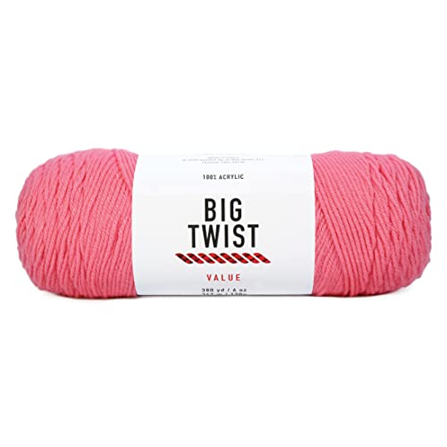 Image of Craftz Worsted Yarn (Watermelon) - 100% Acrylic, 6 oz, 380 Yards