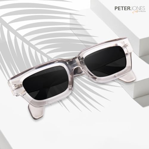 Image of Peter Jones Thick Sides Broad Frame UV Protected Unisex Sunglasses (3659)