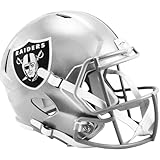 Las Vegas Raiders Current New Riddell Speed Replica Full Size Football Helmet - NFL Replica Helmets