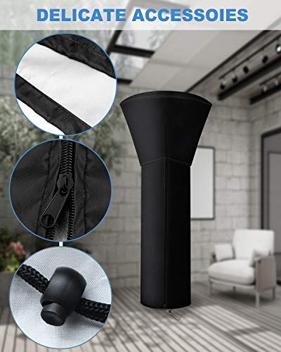 image for Azmall Patio Heater Cover - Waterproof Outdoor Patio Heater Covers wit