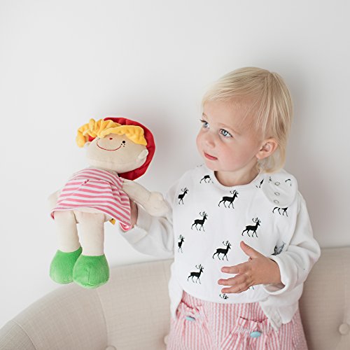 Premium, Organic Cotton Toddler Bibs, Unisex 5-Pack Extra Large Baby Bibs For Boys And Girls By Kiddystar, Baby Shower Item For Feeding, Drooling, Teething, Adjustable 5 Positions (Bears & Reindeer) #TOP3