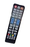 Replaced Remote Control Compatible for Samsung PN60E530A3FXZA T28D310NH PN60F5300BFXZA UN32EH4050FXZA UN46EH5000 UN60EH6000 LED HDTV Plasma TV
