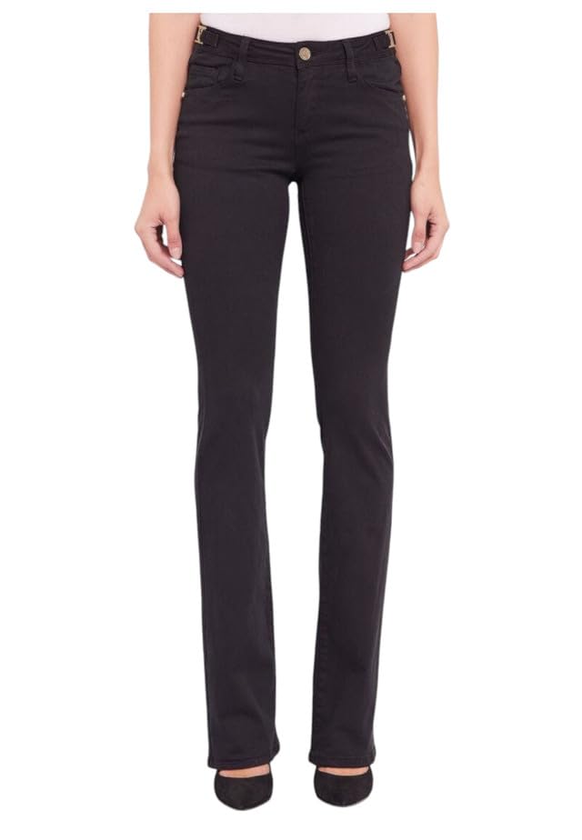 Gaudi Donna Pantaloni Cotone Nero 31
