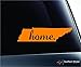 #2 Home Tennessee Symbol Decal Family Love Car Truck Sticker Window (Orange)