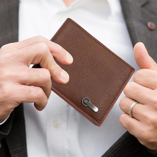 Men's Bifold Wallet card wallet for men with ID Window Portable travel wallet Father's Day Gifts wallet4