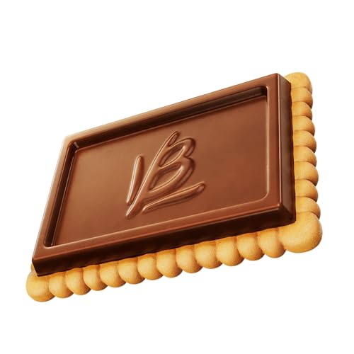 Image of Bauducco Choco Biscuit Cookies Gift Tin - Crispy Chocolate-Covered Biscuits, Individually Wrapped for Snacking, Sharing, or Holiday Gifting, 5.7 oz (Pack of 9)